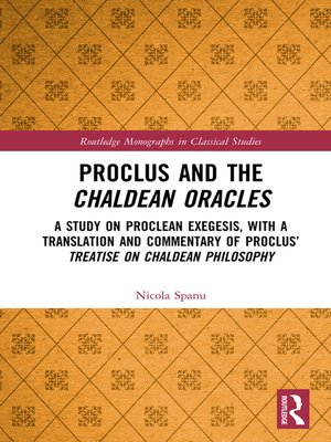 cover image of Proclus and the Chaldean Oracles